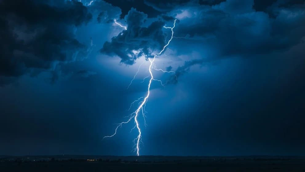 Hur många volt är det i en blixt