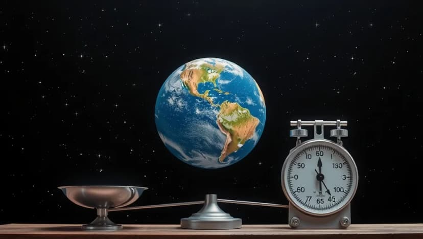 Hur mycket väger jorden egentligen