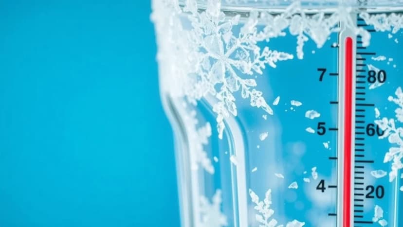 När fryser vatten egentligen