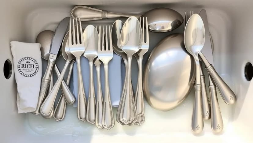 Så putsar du silver i diskho enkelt och snabbt