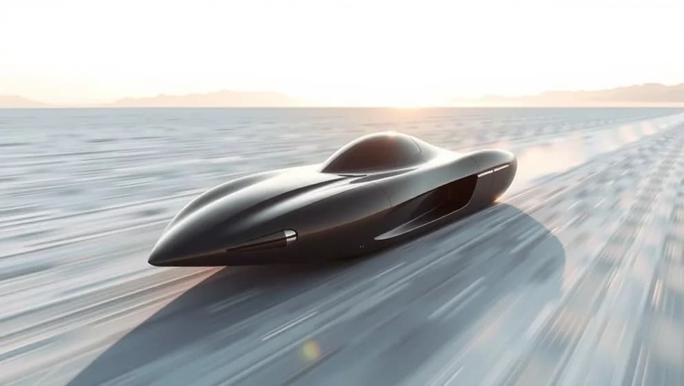 Världens snabbaste bil kör 1228 km/h