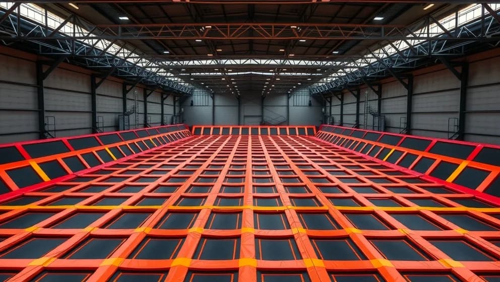 Världens största studsmatta väcker häpnad