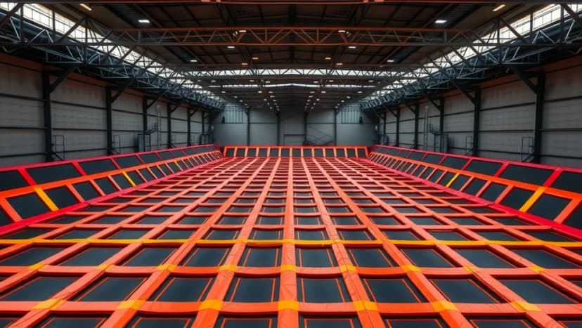 Världens största studsmatta väcker häpnad